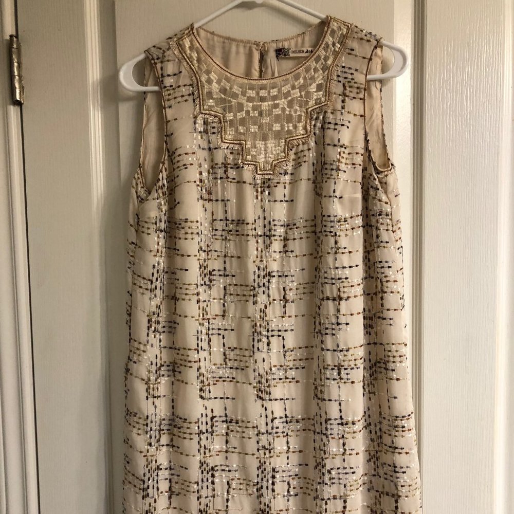 multicolored dress